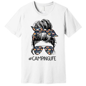 Camping Life Camping Lover Girl Outside Premium T-Shirt