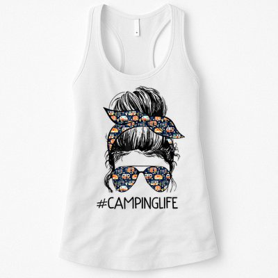 Camping Life Camping Lover Girl Outside Womens Tank Top