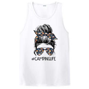 Camping Life Camping Lover Girl Outside PosiCharge Competitor Tank