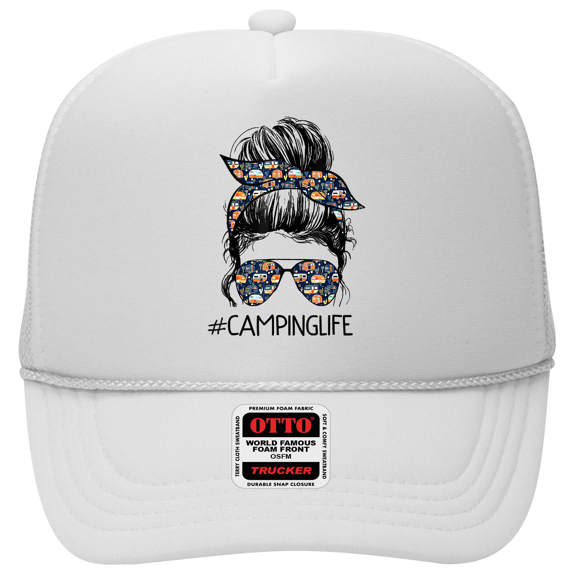 Camping Life Camping Lover Girl Outside Hat