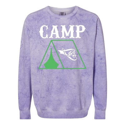 Camping Life Colorblast Crewneck Sweatshirt