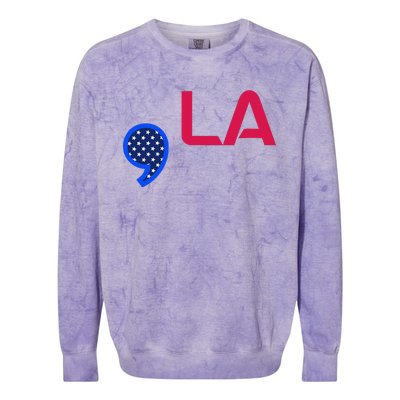 Comma La Commala Madam President Colorblast Crewneck Sweatshirt