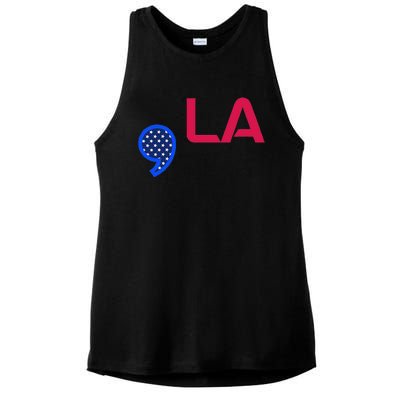 Comma La Commala Madam President Ladies PosiCharge Tri-Blend Wicking Tank