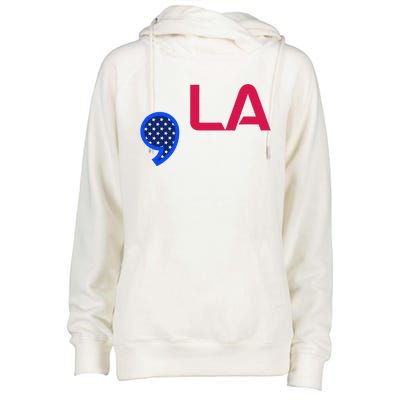 Comma La Commala Madam President Womens Funnel Neck Pullover Hood