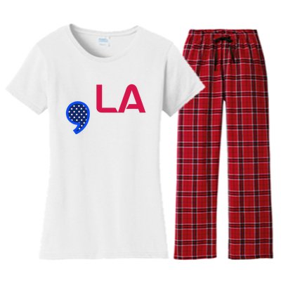 Comma La Commala Madam President Women's Flannel Pajama Set