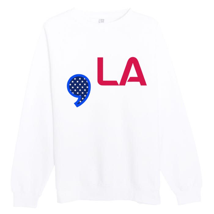 Comma La Commala Madam President Premium Crewneck Sweatshirt