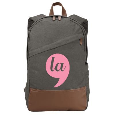 Comma La Cotton Canvas Backpack