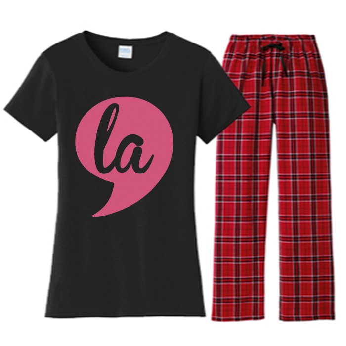 Comma La Women's Flannel Pajama Set