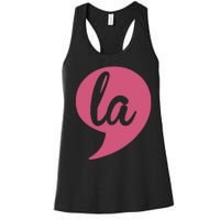 Comma La Women's Racerback Tank