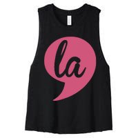 Comma La Women's Racerback Cropped Tank