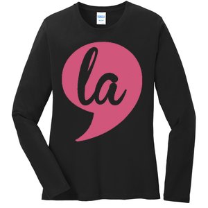 Comma La Ladies Long Sleeve Shirt