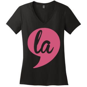 Comma La Women's V-Neck T-Shirt