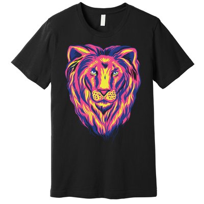 Colorful Lion Premium T-Shirt