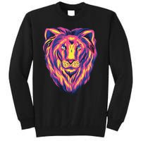 Colorful Lion Tall Sweatshirt