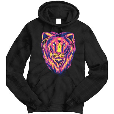 Colorful Lion Tie Dye Hoodie