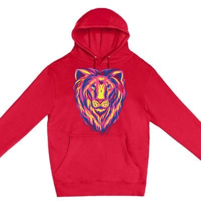 Colorful Lion Premium Pullover Hoodie