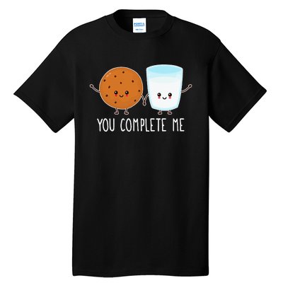 Cute Love Cookie And Milk You Complete Me Tall T-Shirt