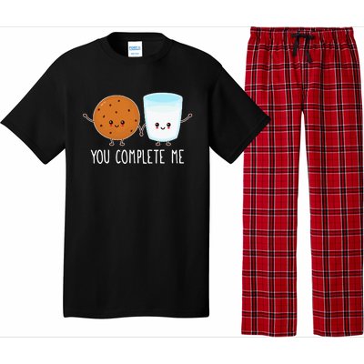 Cute Love Cookie And Milk You Complete Me Pajama Set