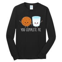 Cute Love Cookie And Milk You Complete Me Tall Long Sleeve T-Shirt