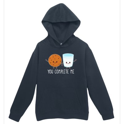 Cute Love Cookie And Milk You Complete Me Urban Pullover Hoodie