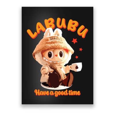 Cute Labubu Classic Pose Funny Labubu Poster