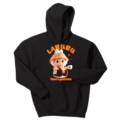 Cute Labubu Classic Pose Funny Labubu Kids Hoodie