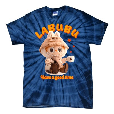 Cute Labubu Classic Pose Funny Tie-Dye T-Shirt