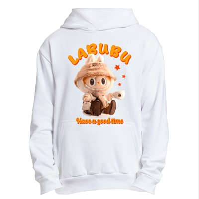 Cute Labubu Classic Pose Funny Urban Pullover Hoodie