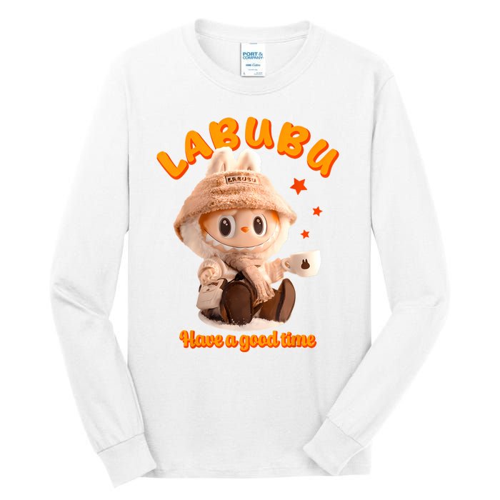 Cute Labubu Classic Pose Funny Tall Long Sleeve T-Shirt