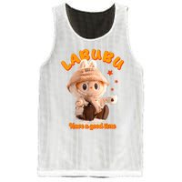 Cute Labubu Classic Pose Funny Mesh Reversible Basketball Jersey Tank