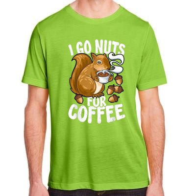 Coffee Lover, Coffee Drinker Tee, Funny Squirrel Adult ChromaSoft Performance T-Shirt