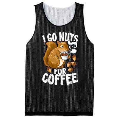 Coffee Lover, Coffee Drinker Tee, Funny Squirrel Mesh Reversible Basketball Jersey Tank