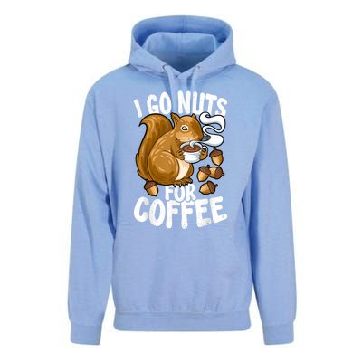 Coffee Lover, Coffee Drinker Tee, Funny Squirrel Unisex Surf Hoodie