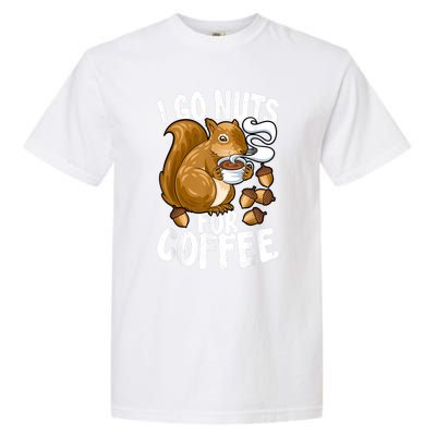 Coffee Lover, Coffee Drinker Tee, Funny Squirrel Garment-Dyed Heavyweight T-Shirt