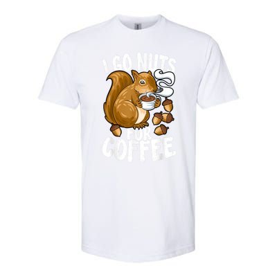 Coffee Lover, Coffee Drinker Tee, Funny Squirrel Softstyle CVC T-Shirt