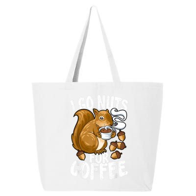 Coffee Lover, Coffee Drinker Tee, Funny Squirrel 25L Jumbo Tote