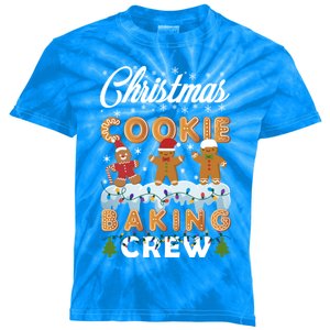 Christmas Lights Christmas Cookie Baking Crew Gift Kids Tie-Dye T-Shirt