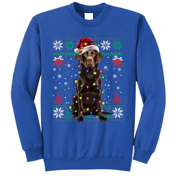 Chocolate Labrador Christmas Santa Ugly Lab Dog Love Great Gift Sweatshirt