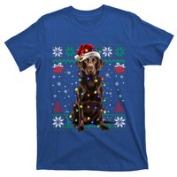 Chocolate Labrador Christmas Santa Ugly Lab Dog Love Great Gift T-Shirt