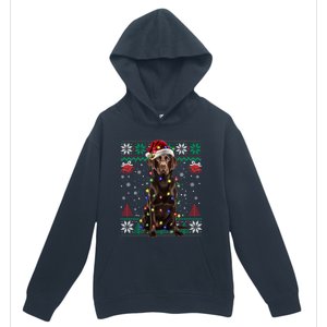 Chocolate Labrador Christmas Santa Ugly Lab Dog Love Great Gift Urban Pullover Hoodie