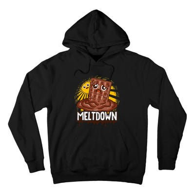 Chocolate Lovers Candy Chocolate Bar Meltdown Tall Hoodie