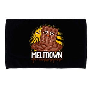 Chocolate Lovers Candy Chocolate Bar Meltdown Microfiber Hand Towel