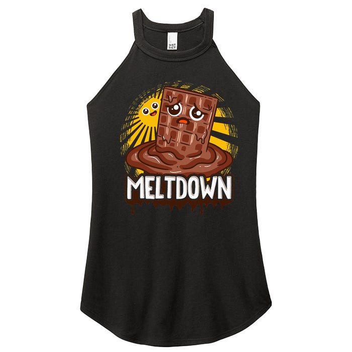 Chocolate Lovers Candy Chocolate Bar Meltdown Women’s Perfect Tri Rocker Tank