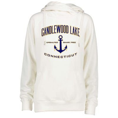 Candlewood Lake Womens Funnel Neck Pullover Hood