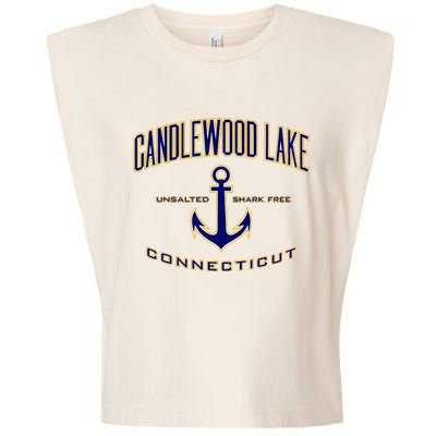 Candlewood Lake Garment-Dyed Women's Muscle Tee