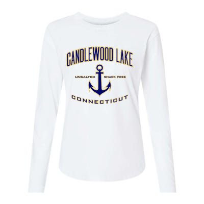 Candlewood Lake Womens Cotton Relaxed Long Sleeve T-Shirt