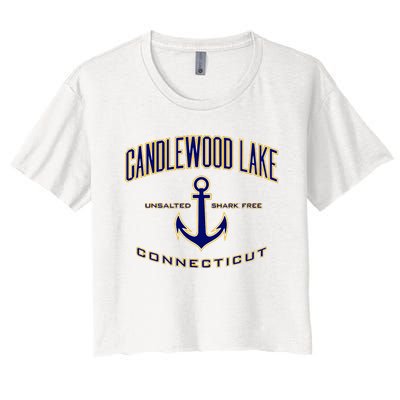 Candlewood Lake Women's Crop Top Tee