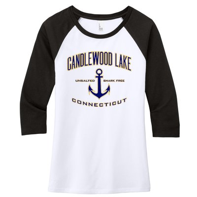 Candlewood Lake Women's Tri-Blend 3/4-Sleeve Raglan Shirt