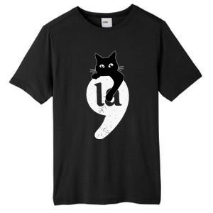 Comma La Cat Kamala Harris Tall Fusion ChromaSoft Performance T-Shirt