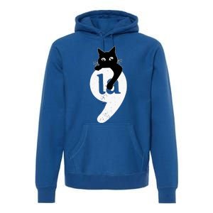 Comma La Cat Kamala Harris Premium Hoodie